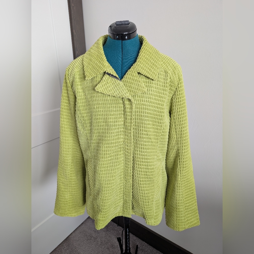 Ubu lime green corduroy jacket